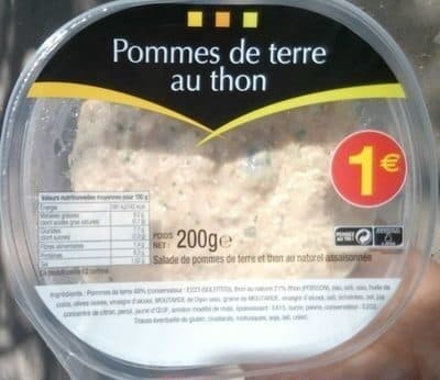 Sans marque Pommes de terre au thon packshot