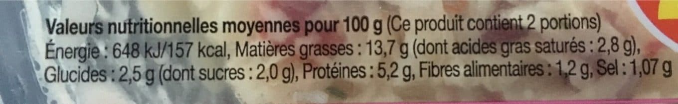 Sans marque Chou, jambon, Comté packshot
