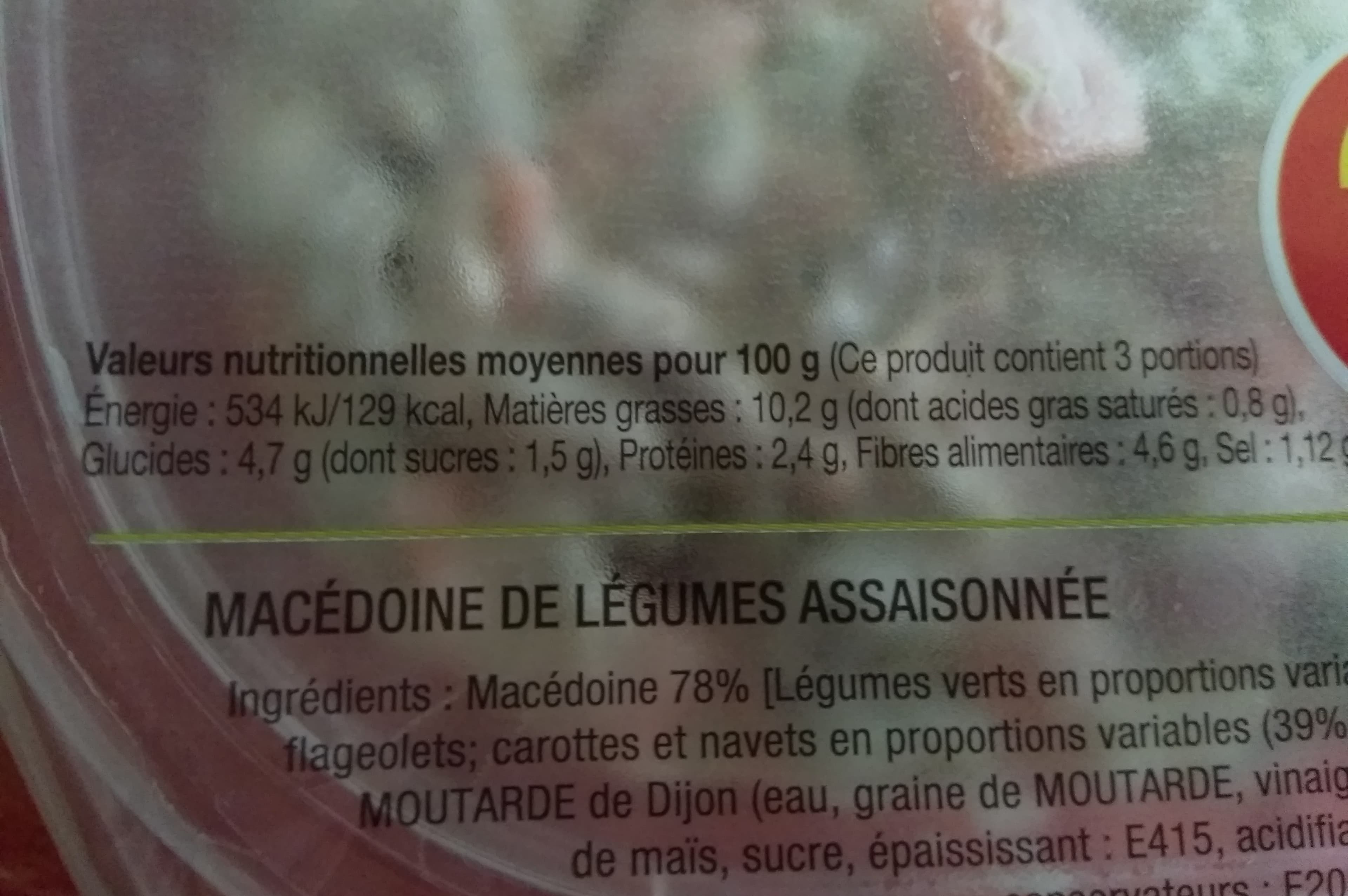 Open Food Facts Macédoine de Légumes packshot