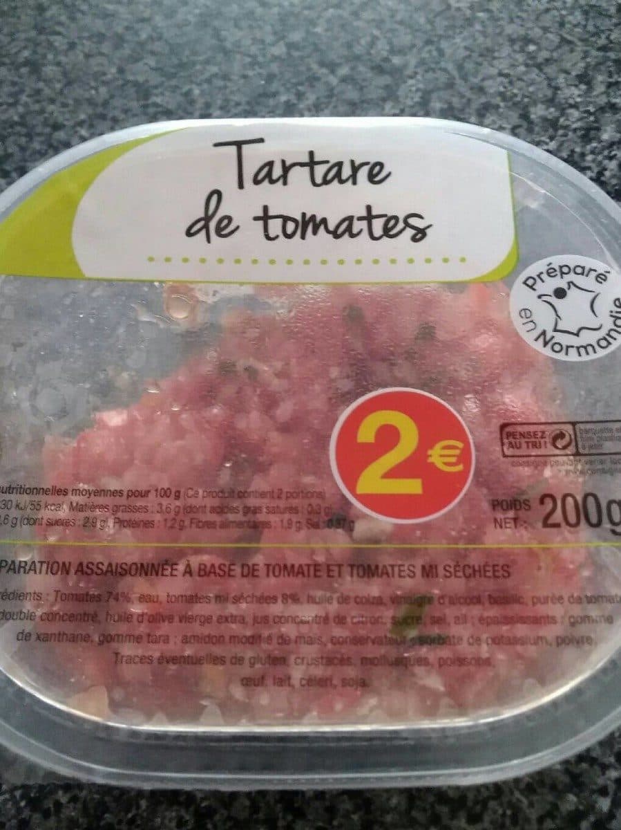Open Food Facts Tartare de tomates packshot