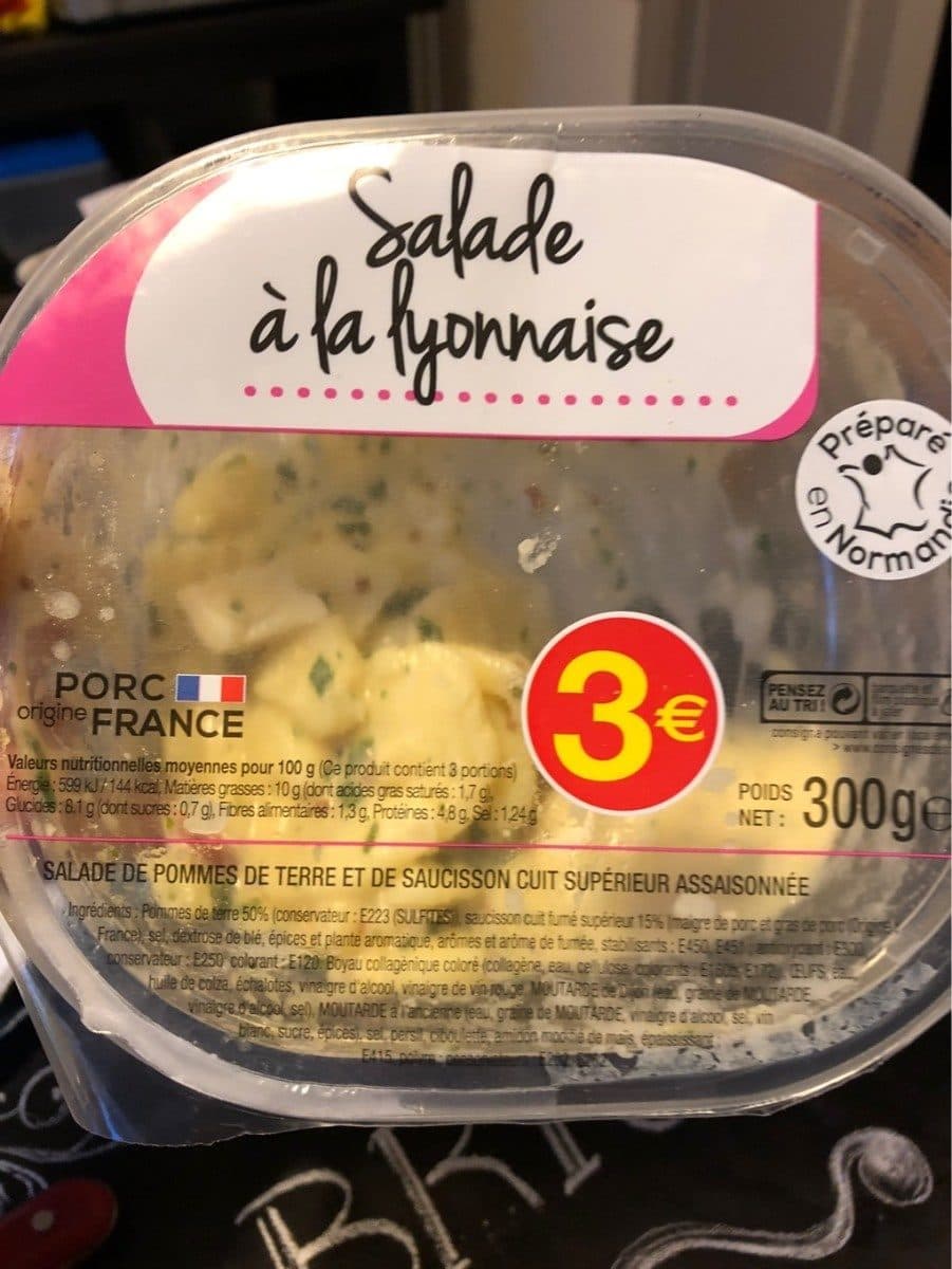 Open Food Facts Salade à la Lyonnaise packshot