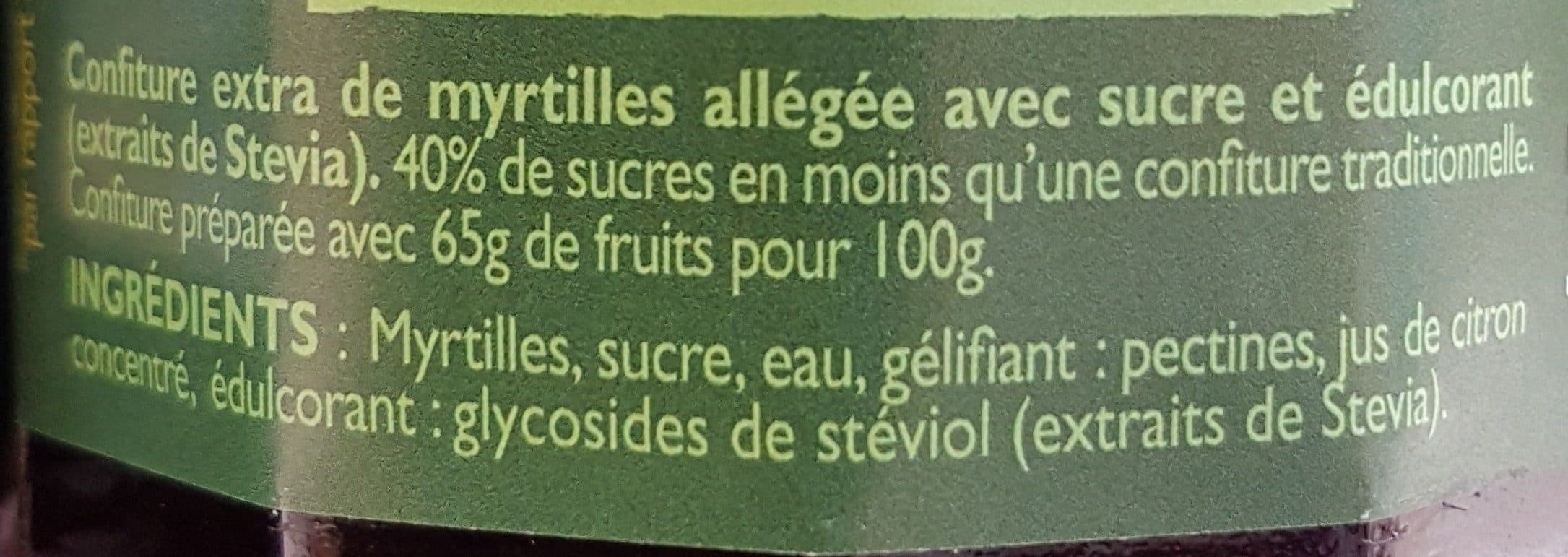 Pure Via Confiture de myrtille packshot