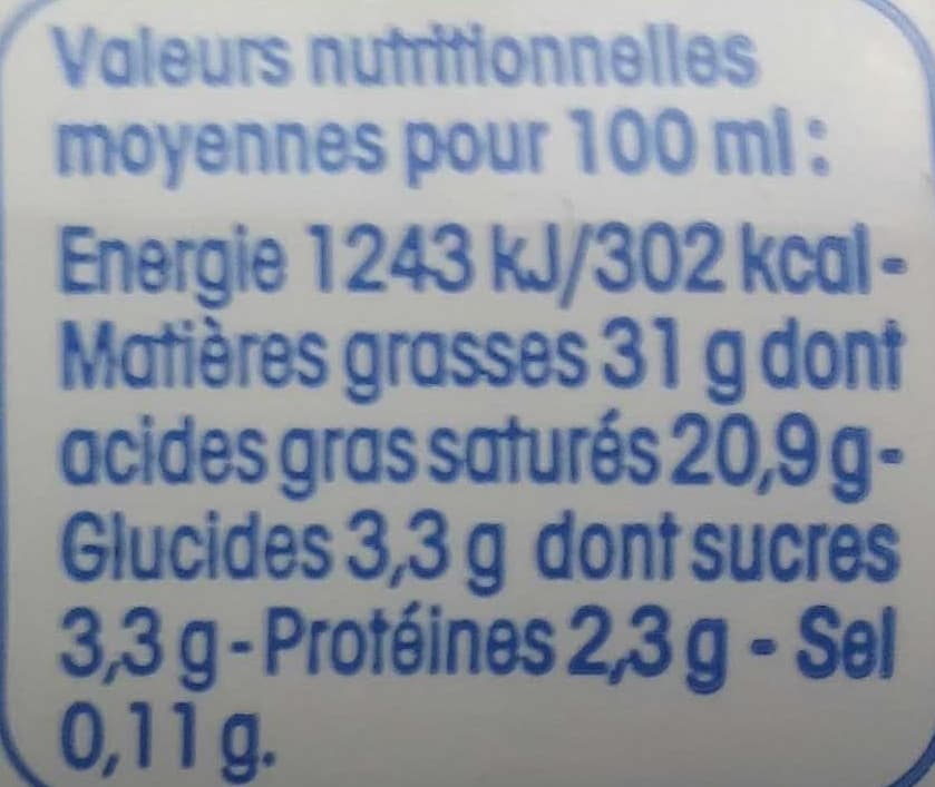 Yoplait Creme Fleurette packshot
