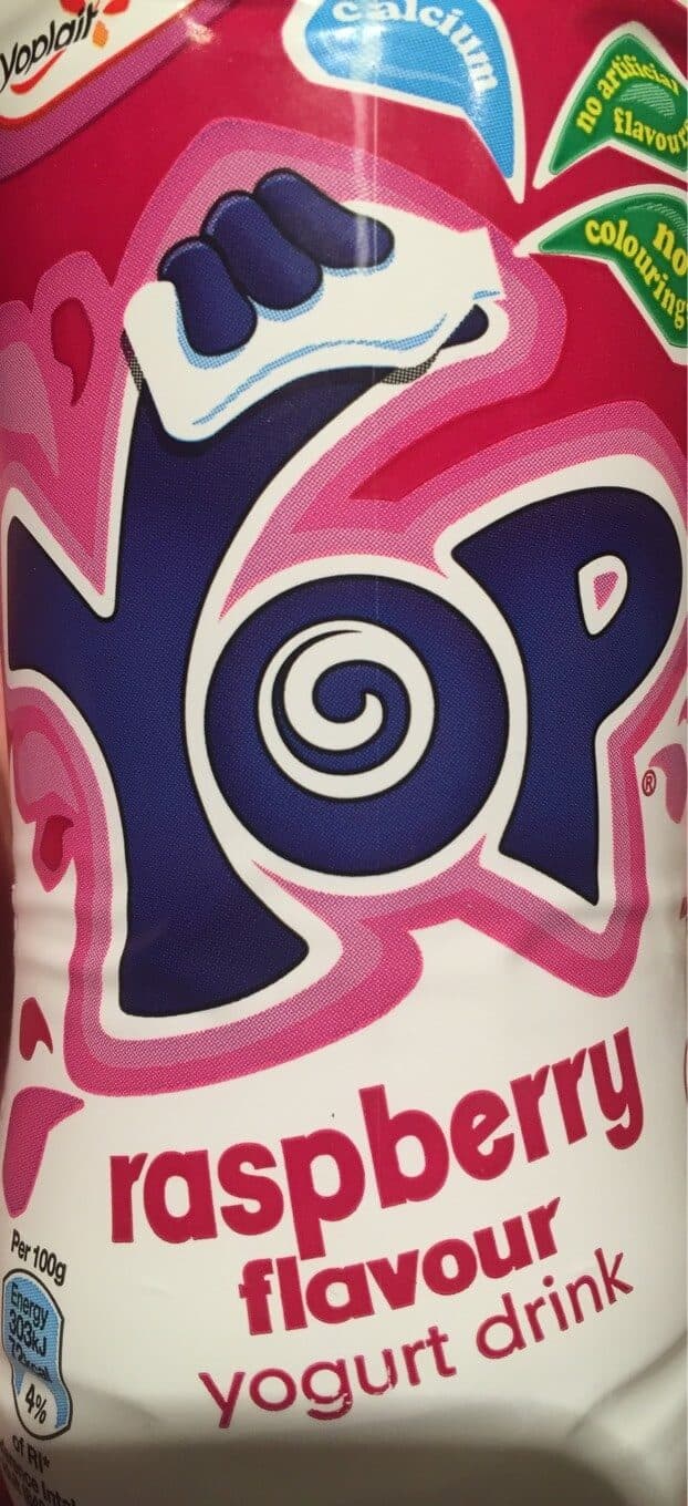 Yoplait Yop Drinking Yogurt Raspberry packshot