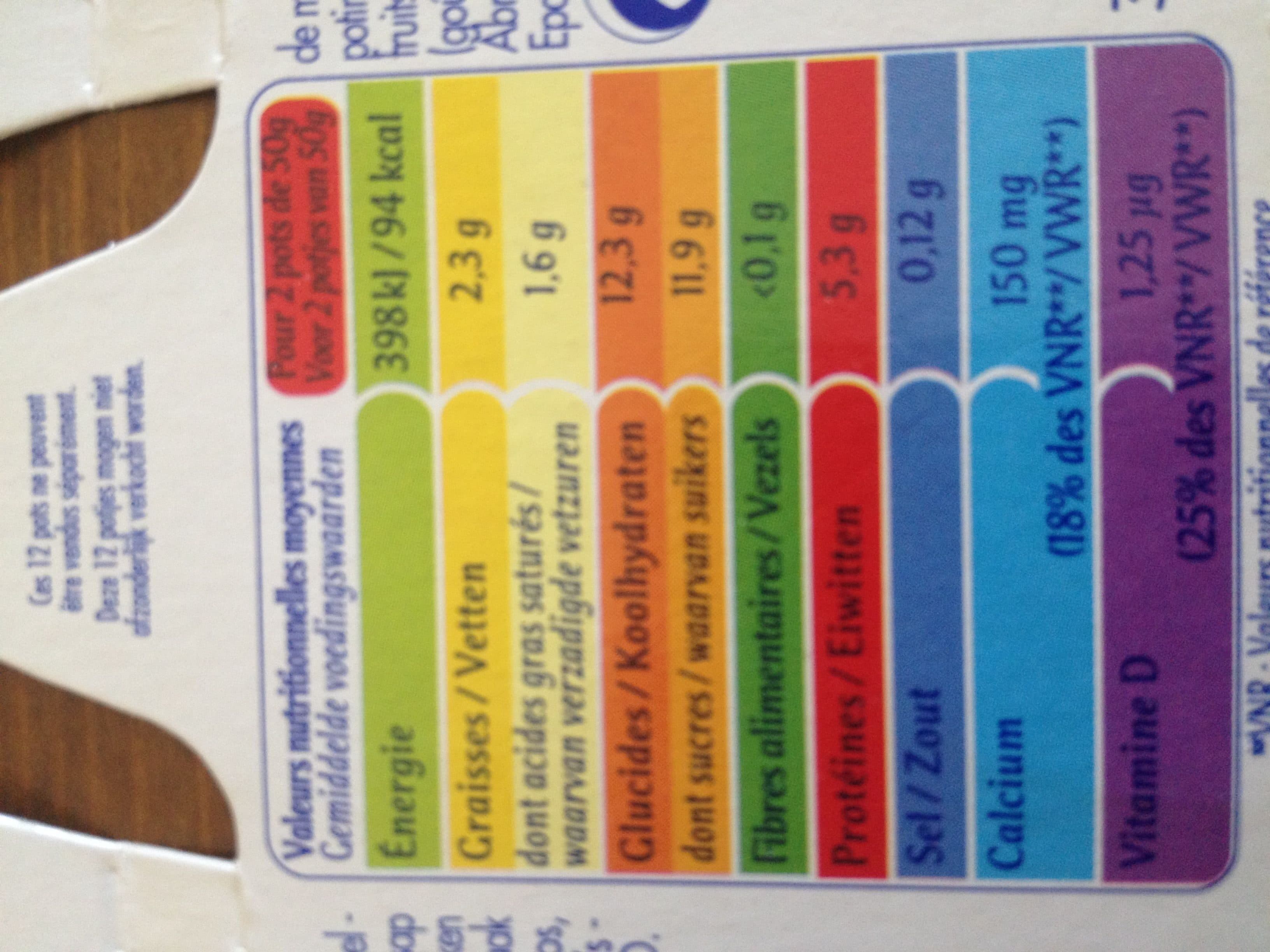 Petits filous pots Fromage frais sucré aromatisé enrichi en vitamine D packshot