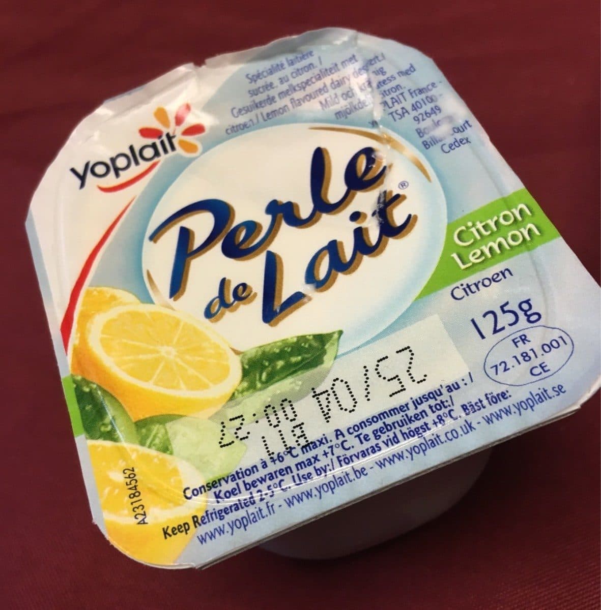 Yoplait Perle de lait packshot