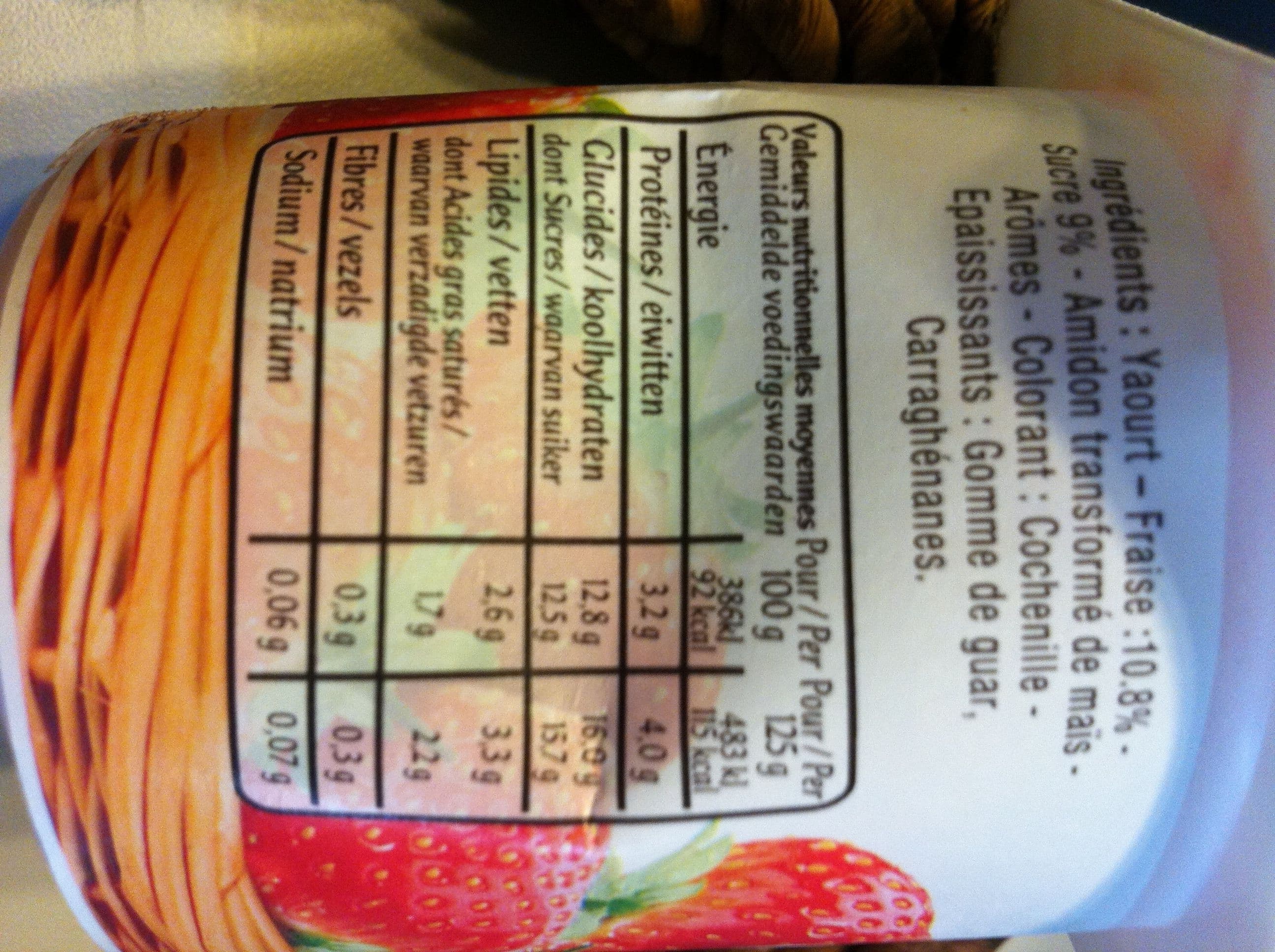 Yoplait Panier de Yoplait Fraises packshot