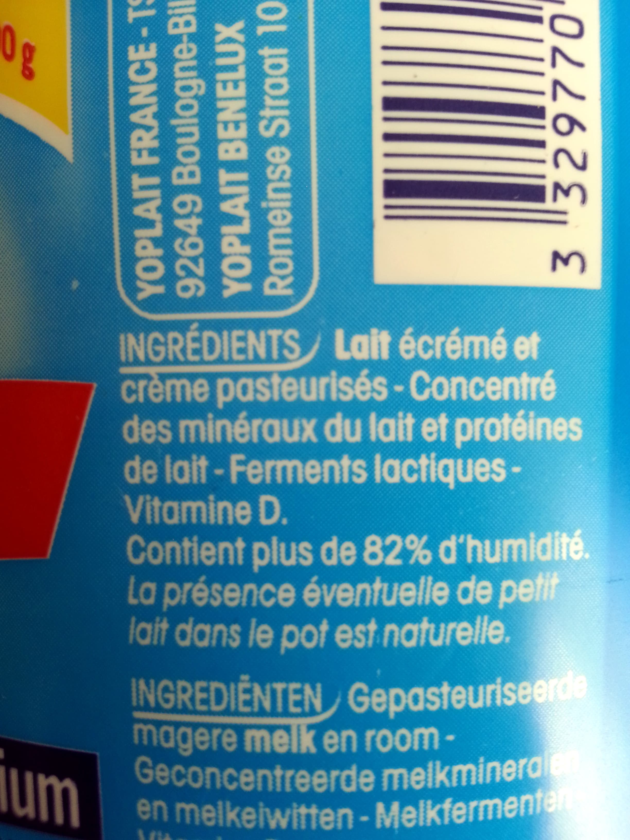 Yoplait Calin - Fromage blanc packshot