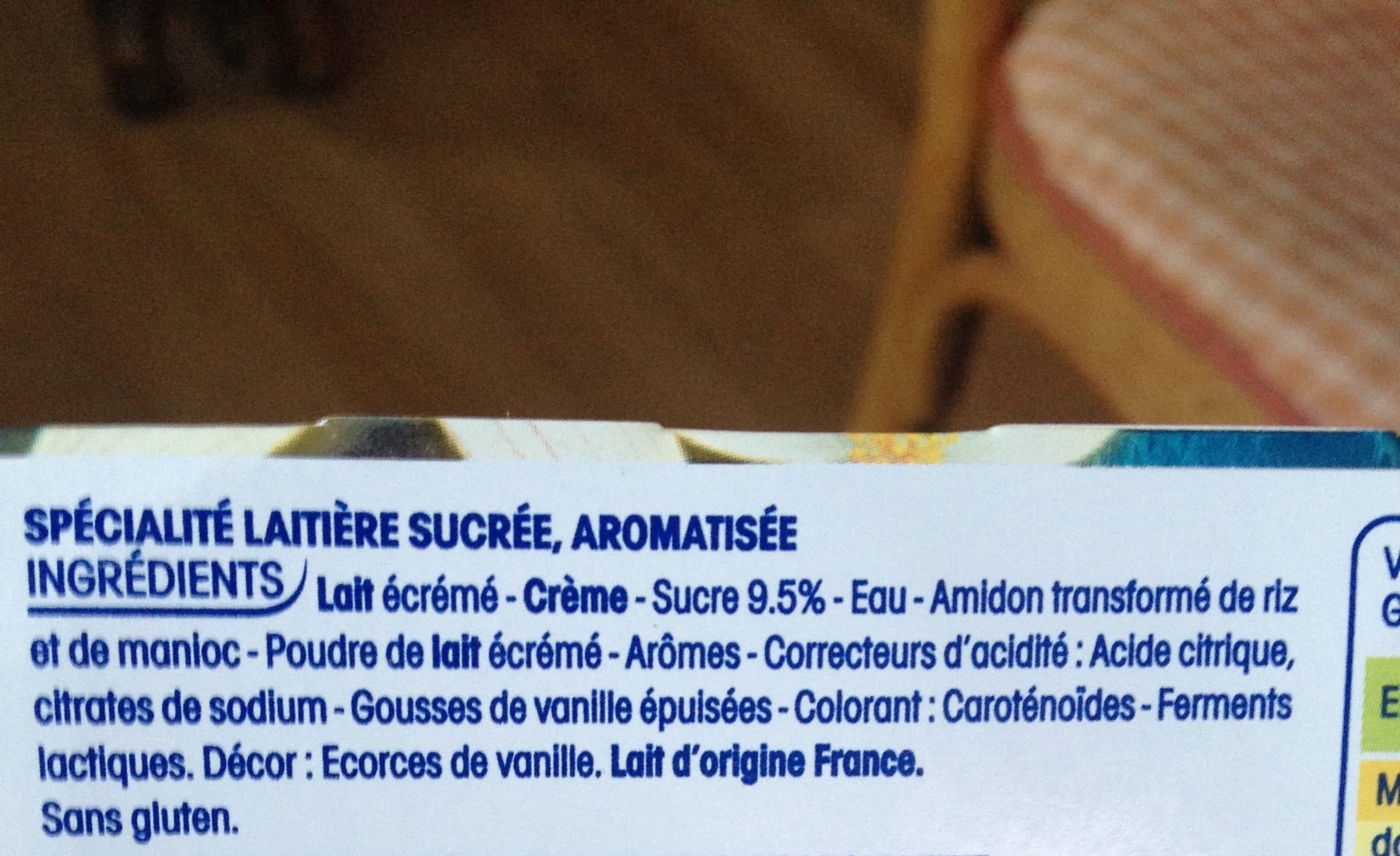 Yoplait PERLE DE LAIT AROMATISE VANILLE 125Gx8 packshot