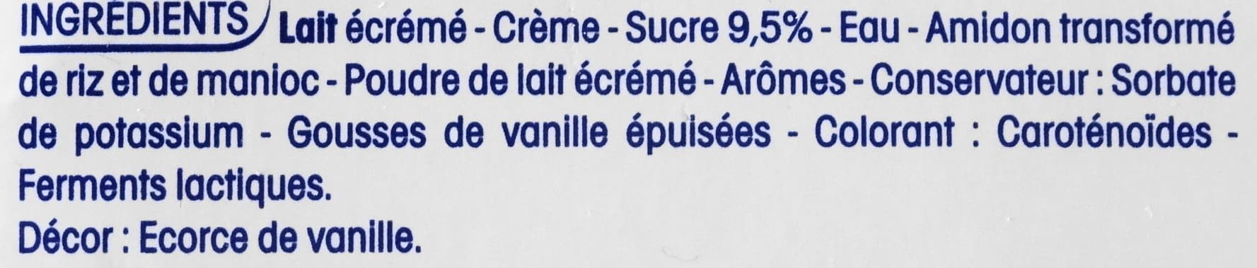 Perle de Lait Perle de Lait (Saveur Vanille) 8 Pots packshot