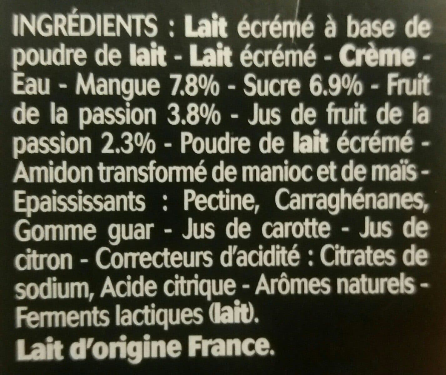 Panier premium Dessert lacté aux fruits, aromatisé packshot
