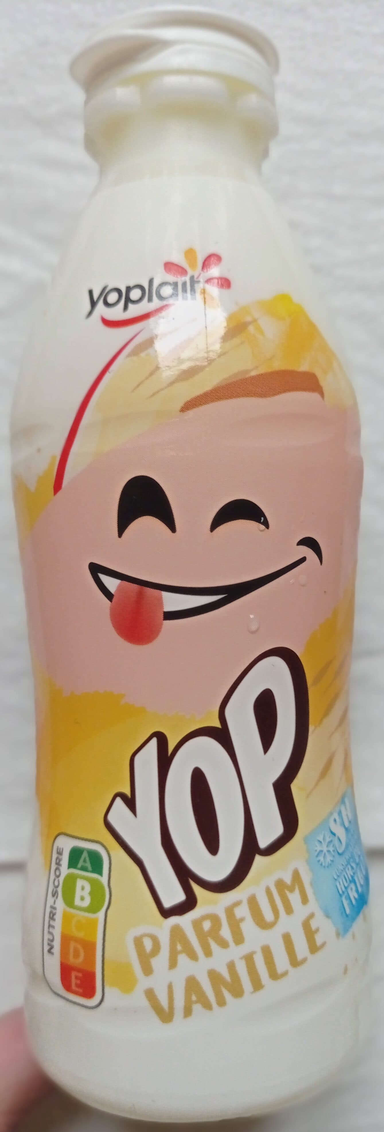 Yoplait Yop parfum vanille packshot
