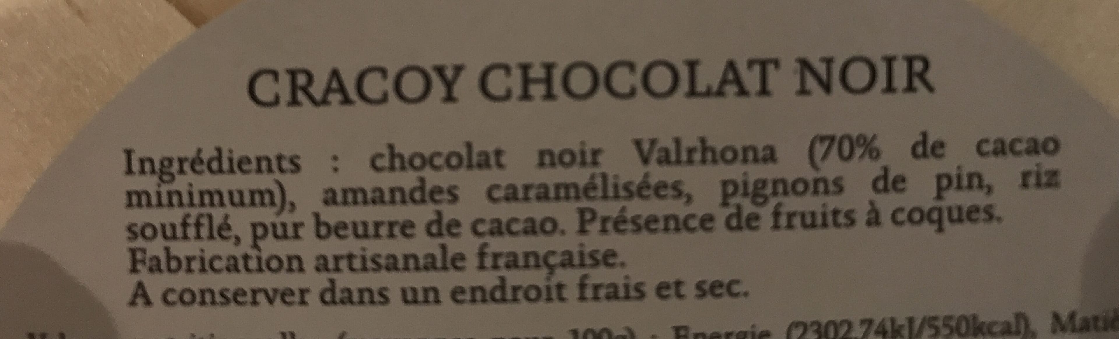 Cracoy Chocolat du bassin d’arcachon packshot