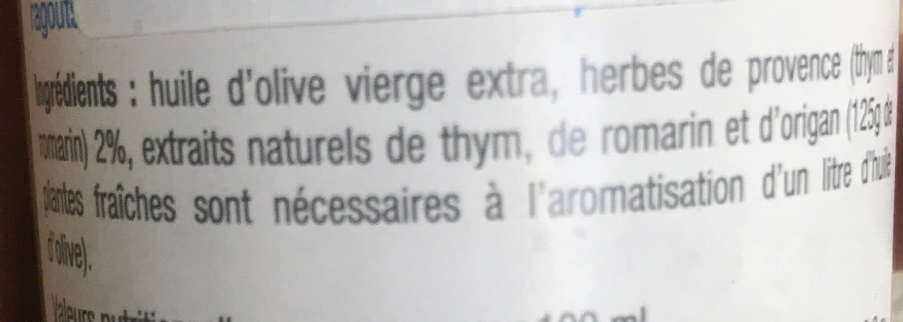 À l'Olivier Olijfolie Met Provençaalse Kruiden 25CL packshot