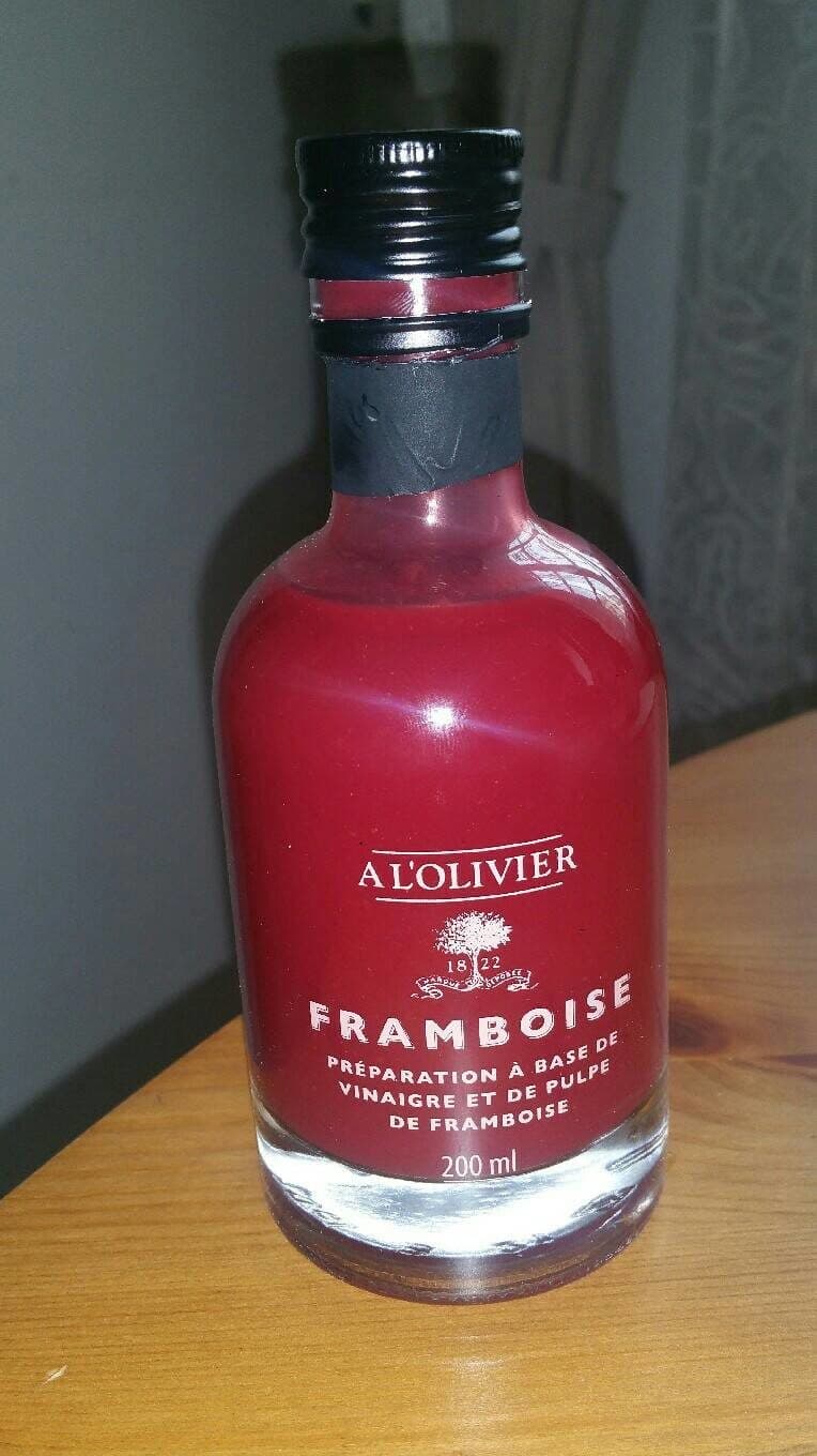 A L'olivier A L'olivier Raspberry Fruit Vinegar packshot