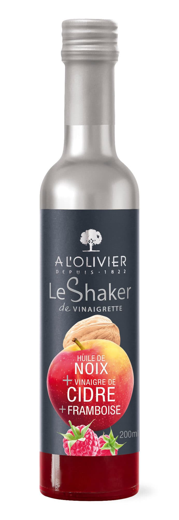 A L'Olivier Le Shaker de Vinaigrette huile noix, vinaigre cidre, framboise packshot