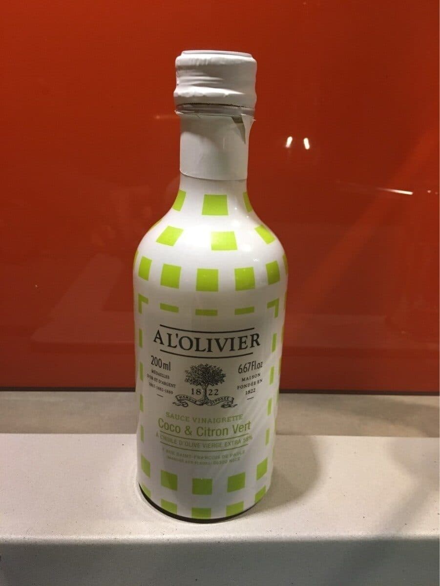 Open Food Facts Sauce vinaigrette coco et citron vert packshot