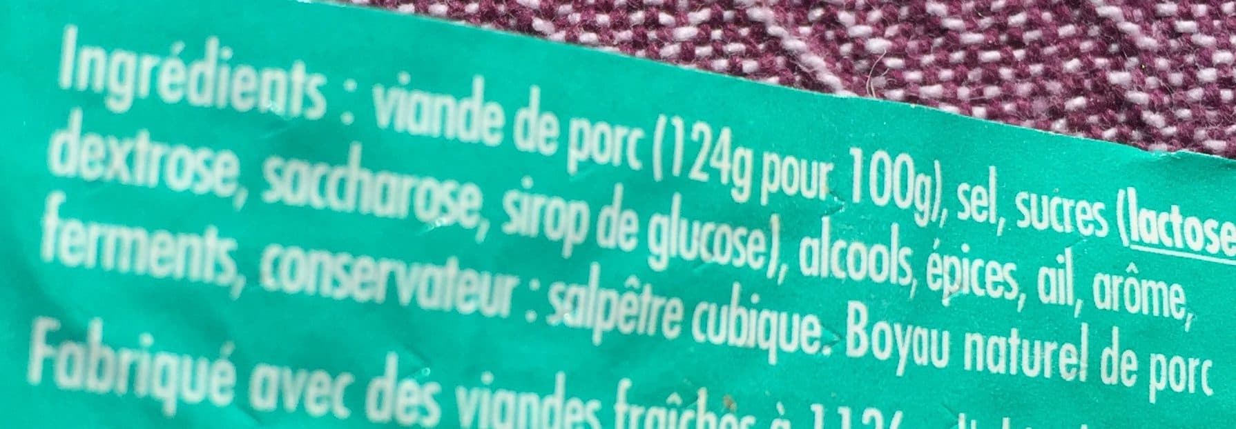 Ardèche Gourmande Le saucisson sec fin maigre packshot