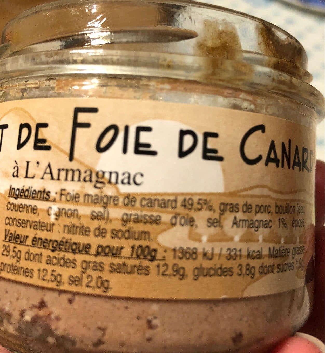 Teyssier Confit de foie de canard a l'armagnac TEYSSIER packshot