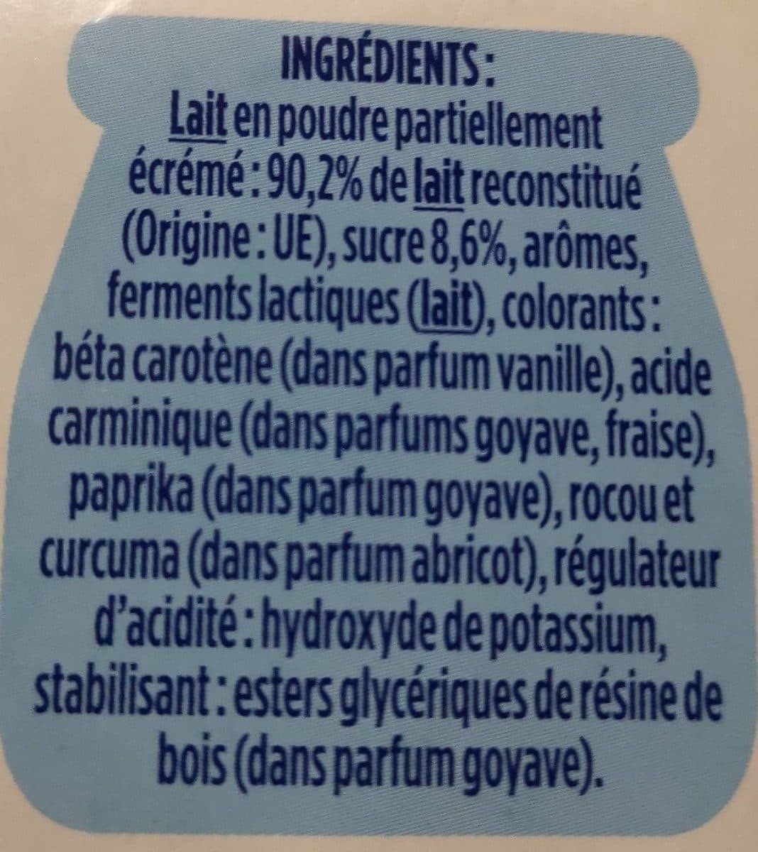 Danone Yaourt saveur fruits packshot