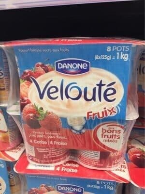 Danone Velouté Fruix Cerise, Fraise packshot