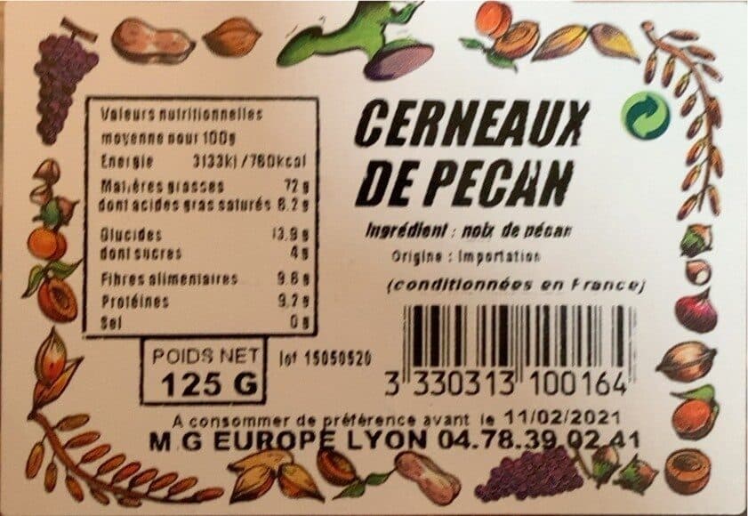 Open Food Facts Cerneaux de pecan packshot