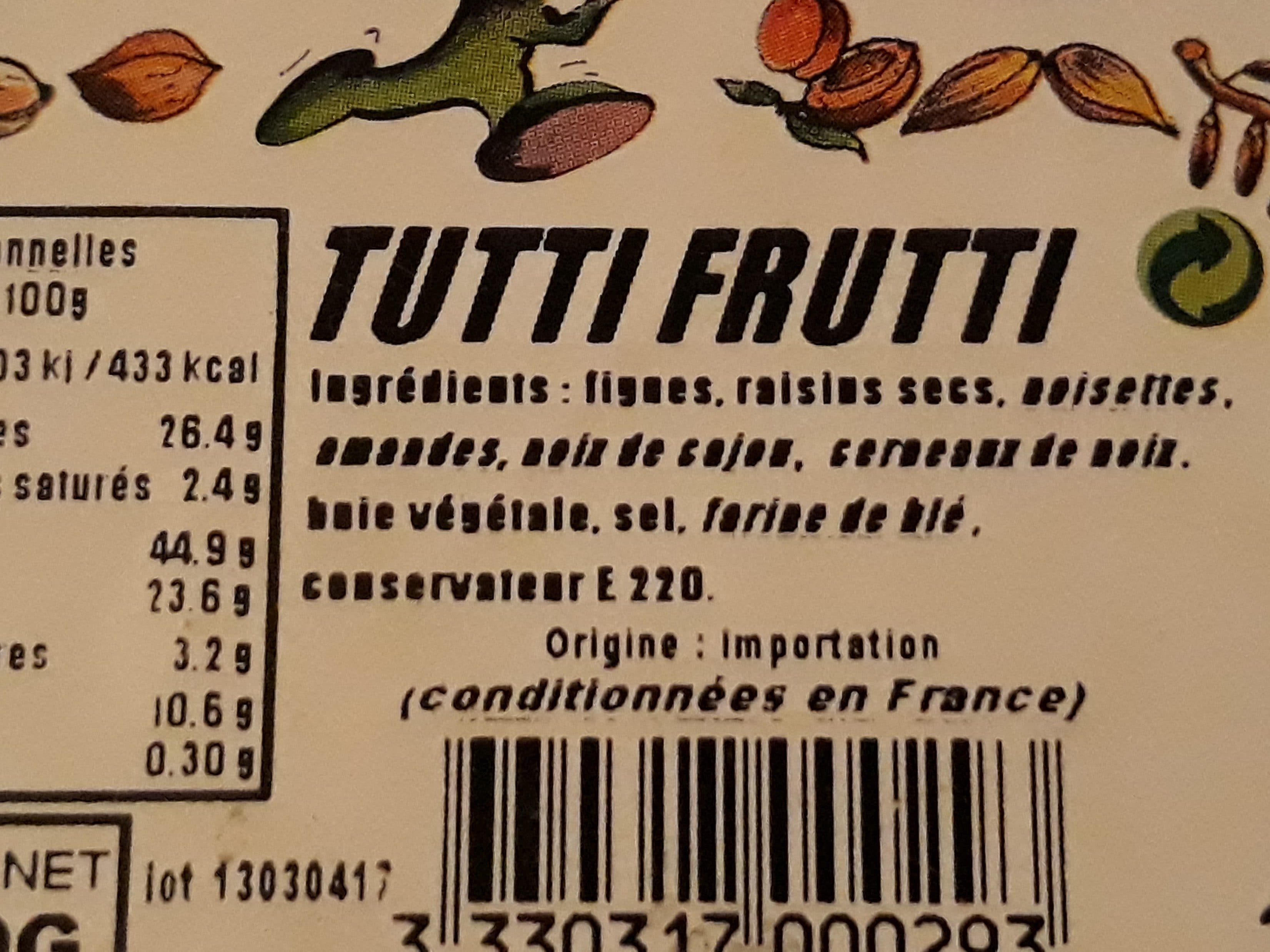 MG EUROPE Tutti fruti packshot