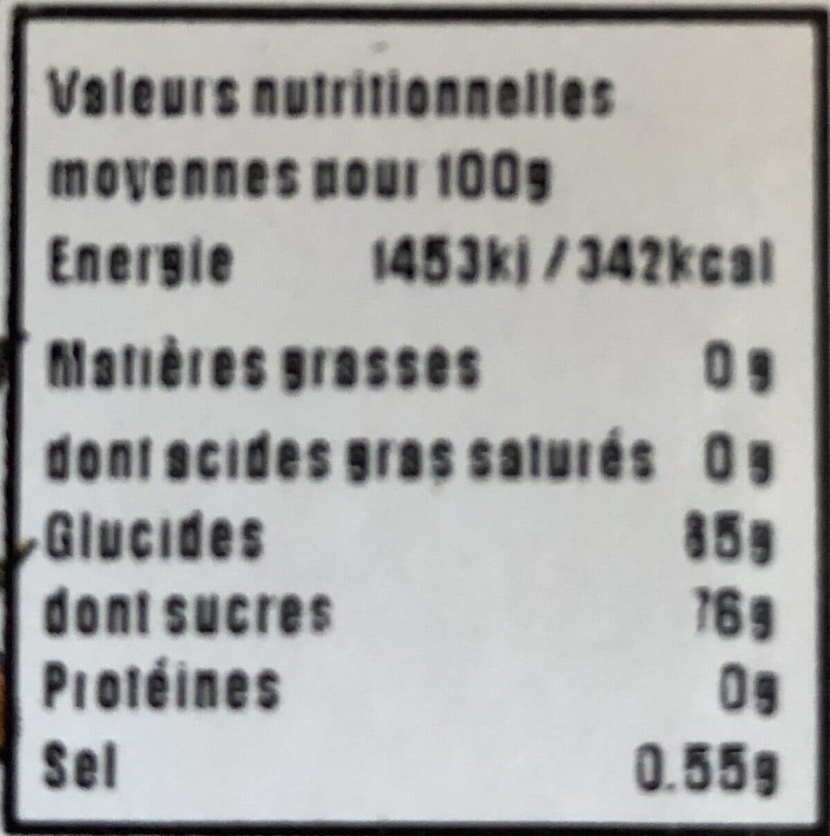 Open Food Facts Papayes déshydraté en cubes packshot