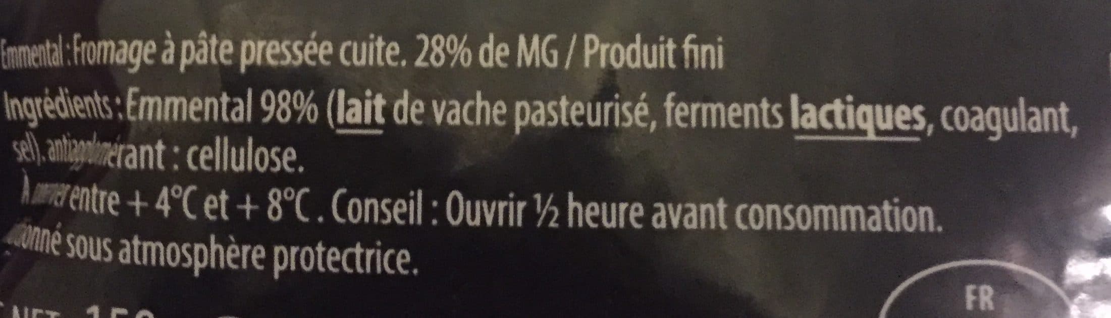 Les Fromagers de Sainte-Colombe Emmental rapé packshot