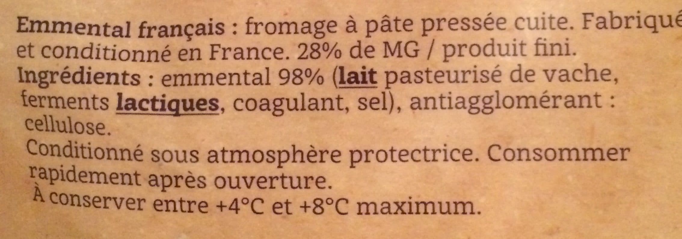LES FROMAGERS DE SAINTE COLOMBE Emmental français packshot