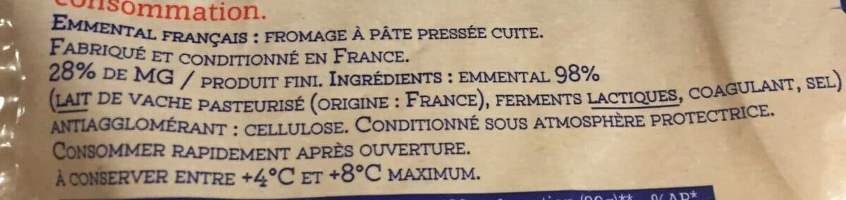 Open Food Facts Emmental packshot