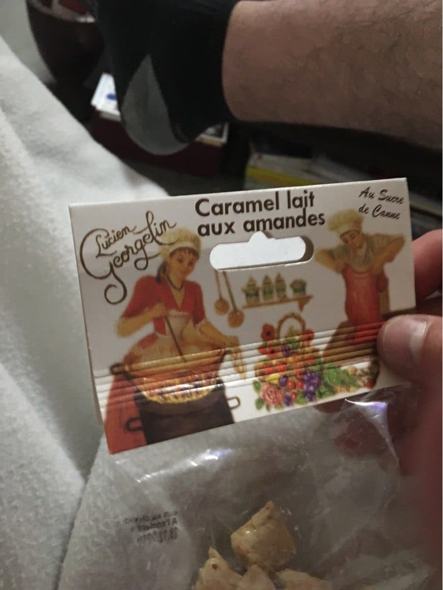 Lucien Georgelin Caramel lait aux amandes packshot