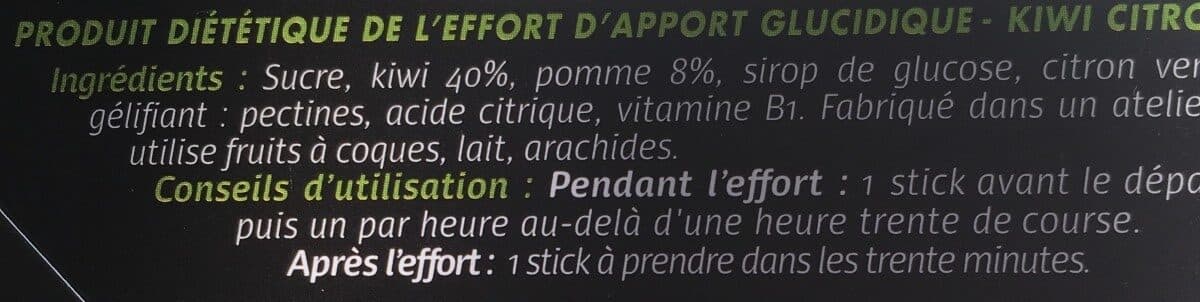 Lucien Georgelin Booster le fruit de l'exploit kiwi, citron vert packshot