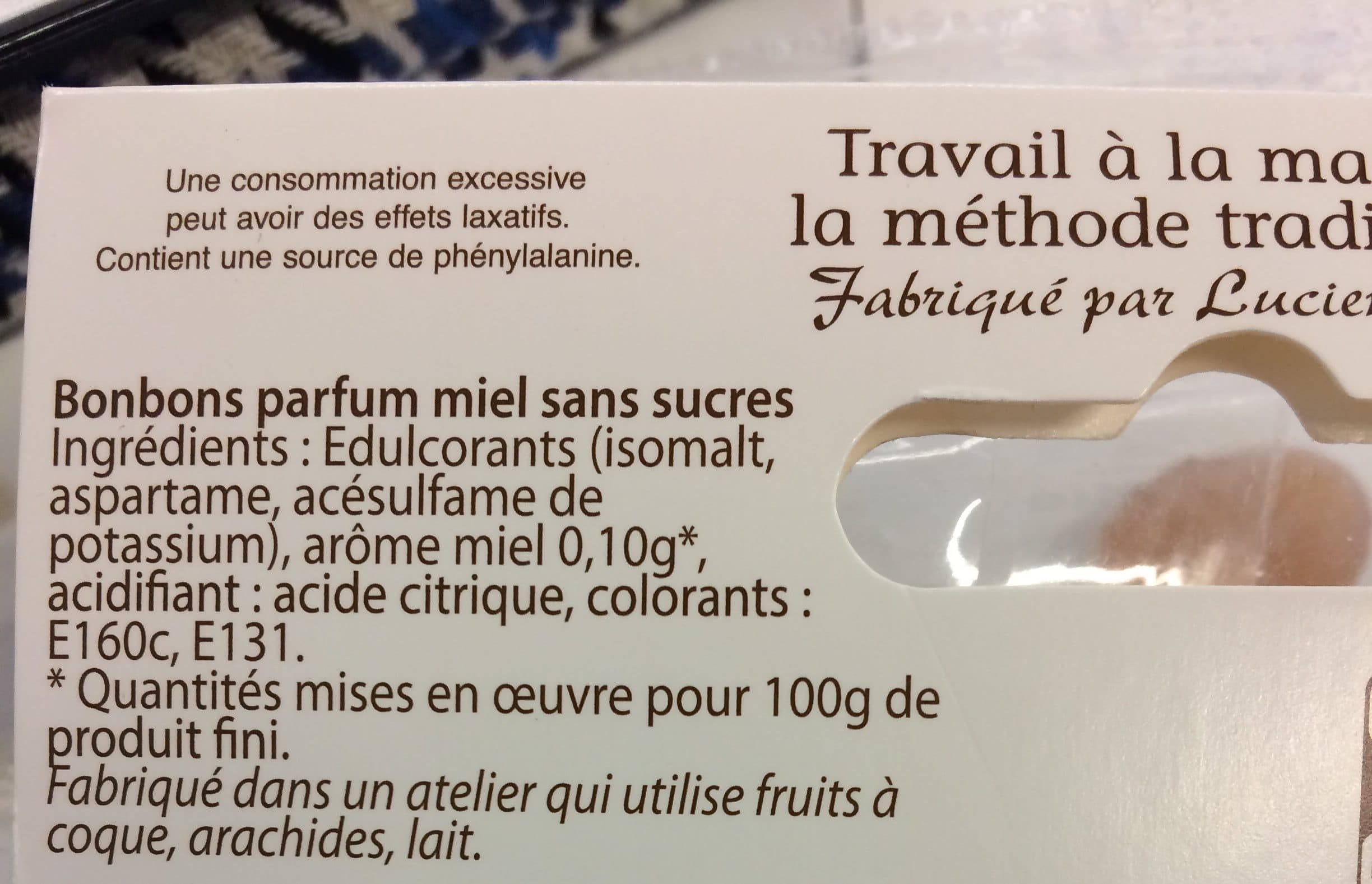 Lucien georgelin Bonbons parfum Miel packshot