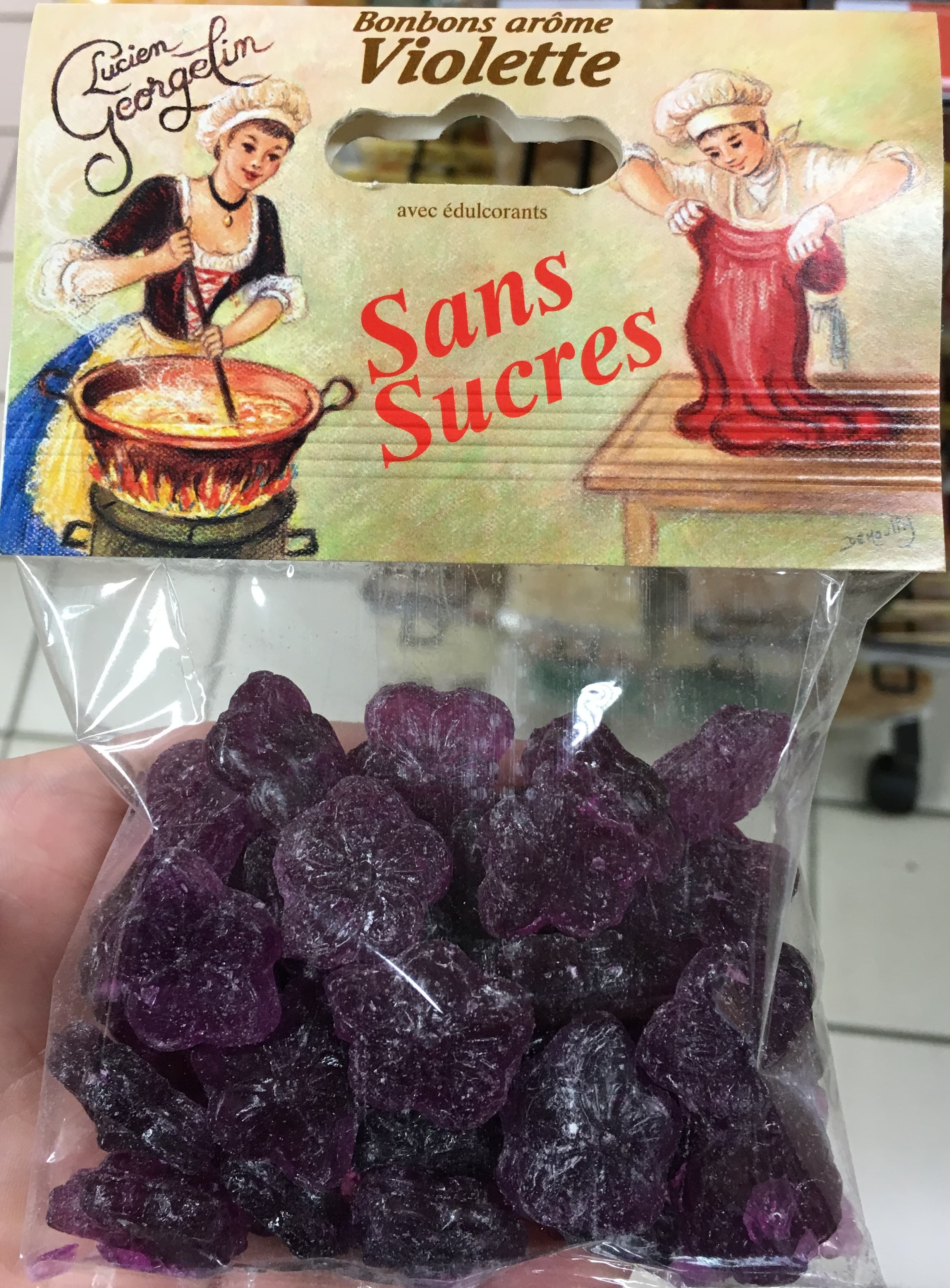 Lucien Georgelin Bonbons arôme violette packshot