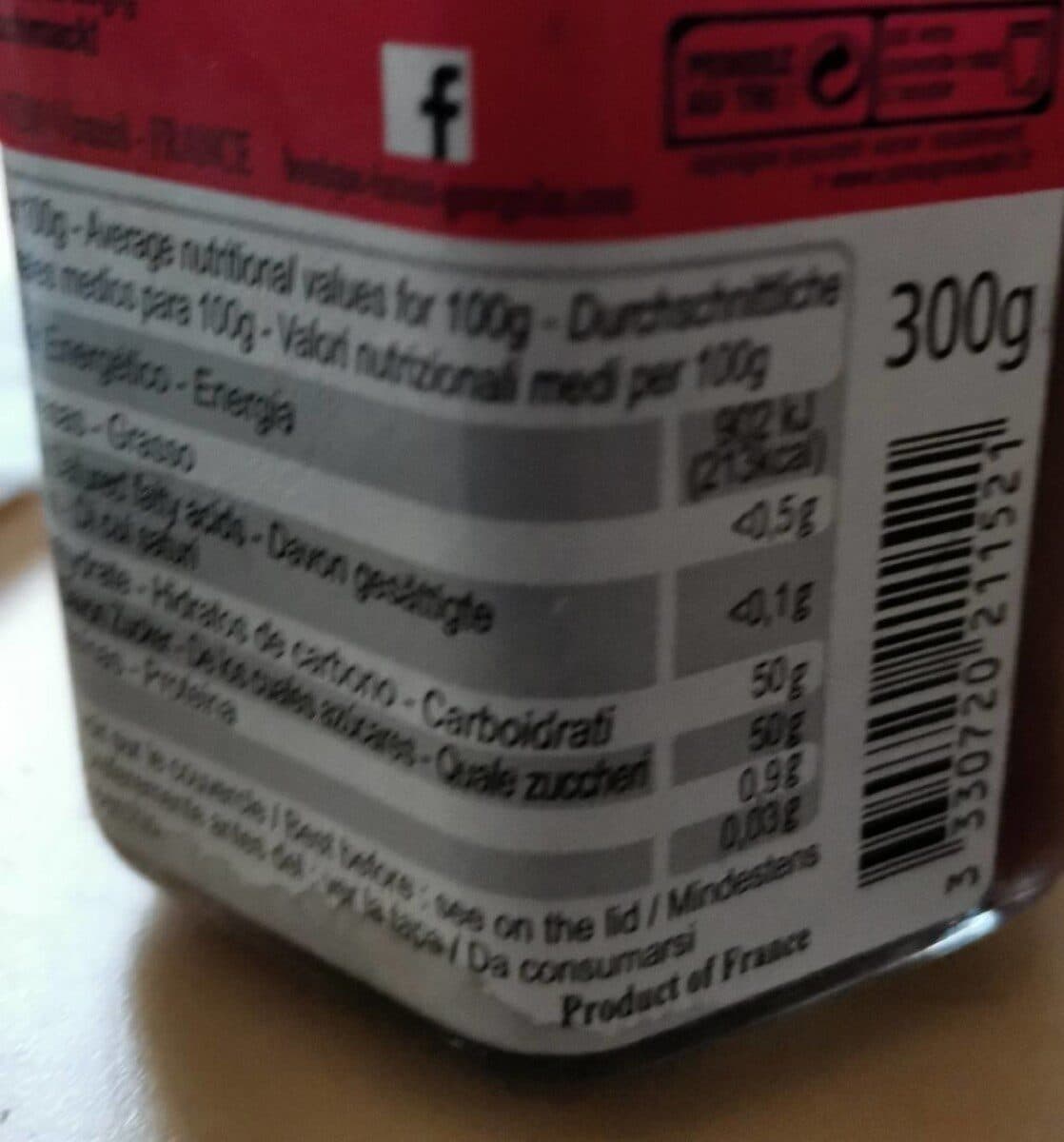 Lucien Georgelin Framboises sans Pépins packshot