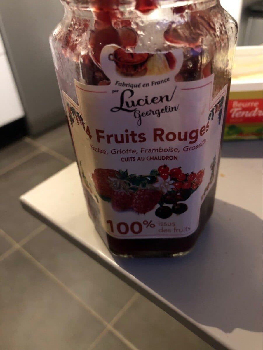 Lucien Georgelin Confiture 4 fruits rouges packshot