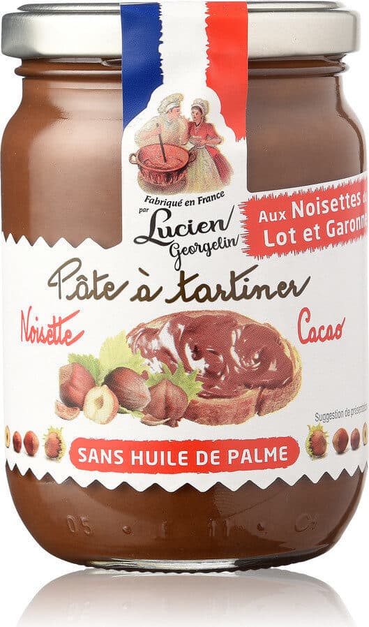 Lucien Georgelin Pâte à tartiner cacao noisettes packshot