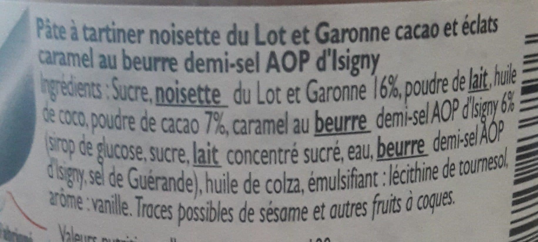 Lucien Georgelin Pâte à tartiner Éclat de caramel packshot