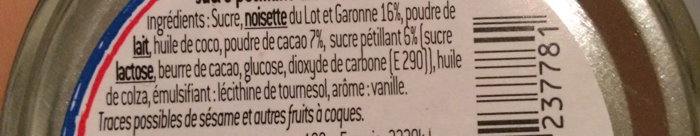 Lucien Georgelin Pâte à tartiner de Noël packshot