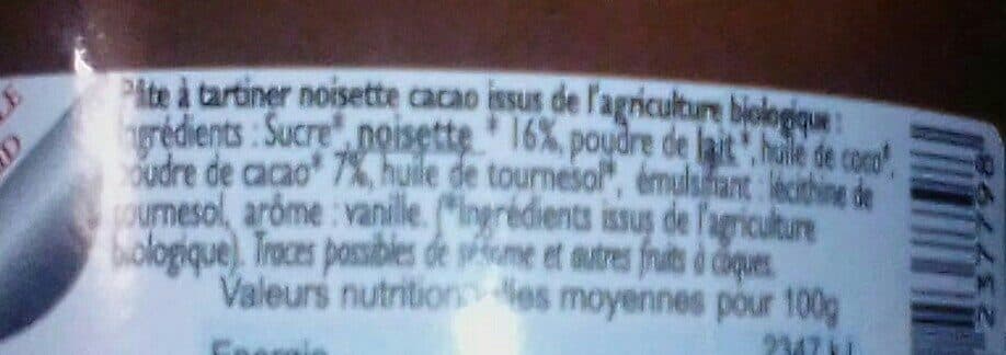 Lucien Georgelin Pâte à tartiner bio packshot