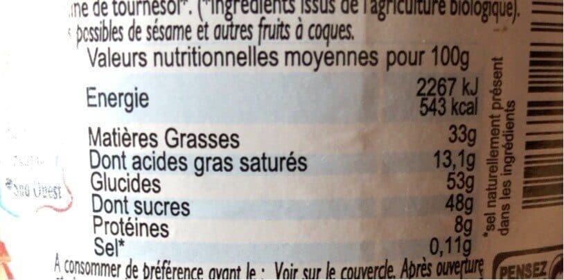 Lucien Georgelin Pâte à tartiner bio packshot