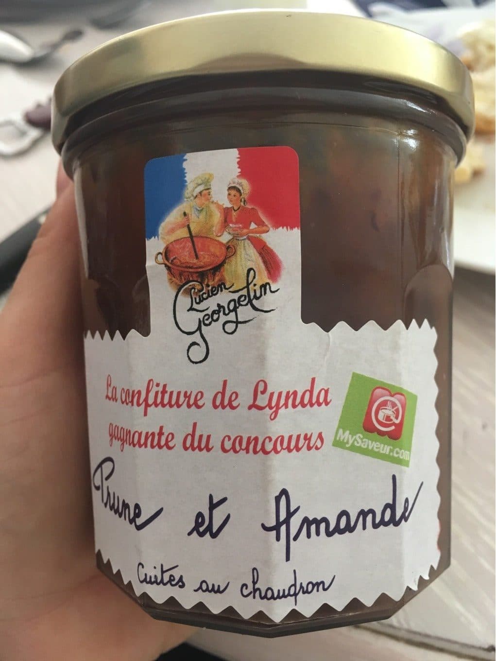 Lucien Georgelin Confiture Prune et Amande packshot