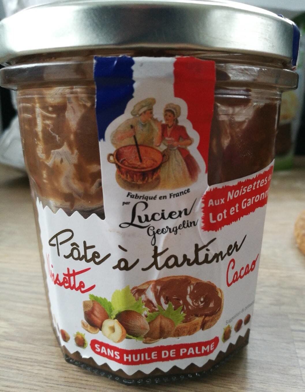Lucien Georgelin Pâte à tartiner noisette cacao packshot