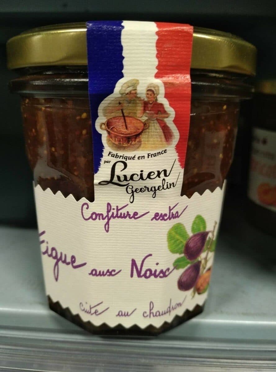 Lucien Georgelin Confiture extra de figues aux noix du Périgord packshot