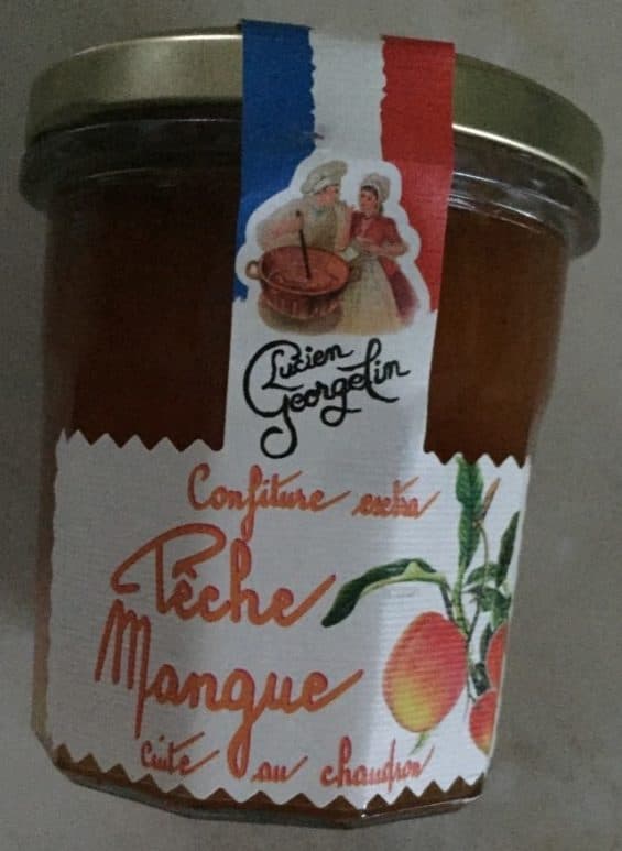 Lucien Georgelin Confiture pêche mangue packshot