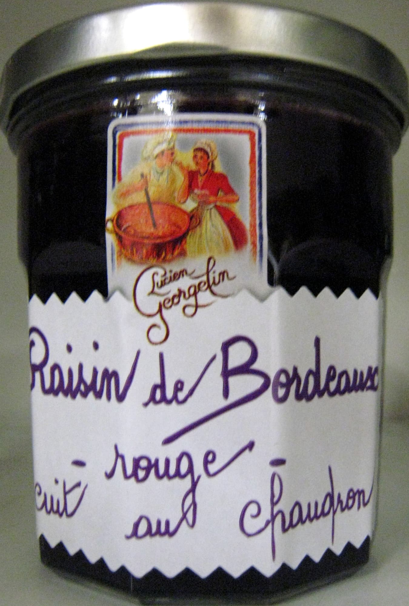 Lucien Georgelin Raisin de Bordeaux rouge cuit au chaudron packshot