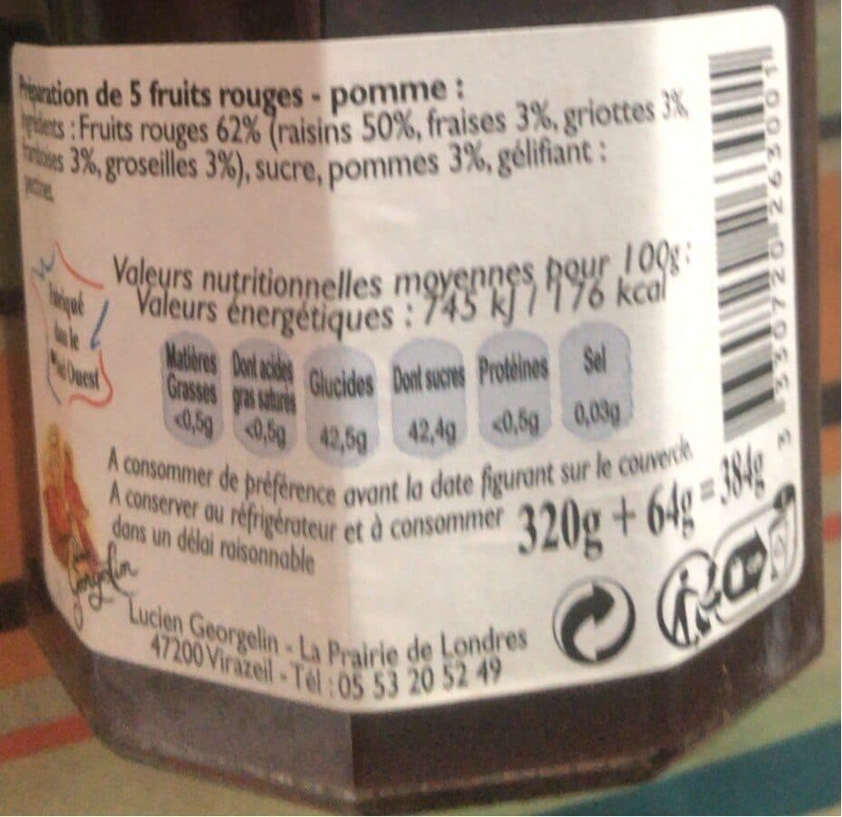 Lucien Georgelin Confiture packshot