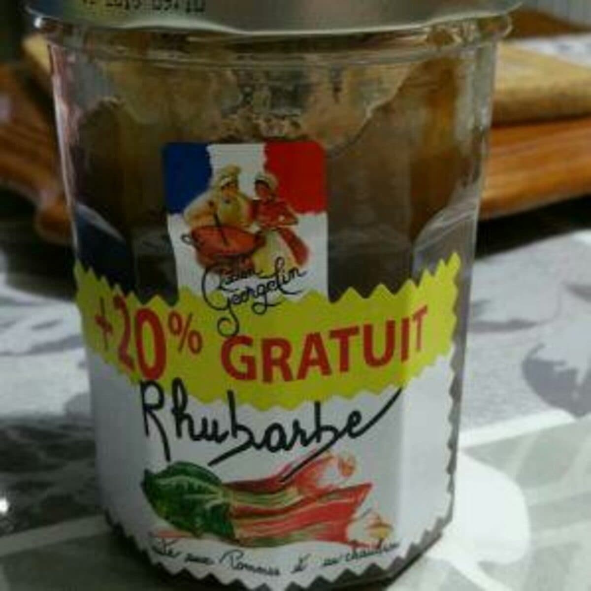 Lucien Georgelin Confiture rhubarbe Lucien Georgelin packshot