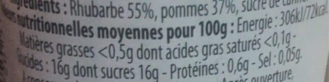 BERGAMS Dessert de rhubarbe et pommes packshot